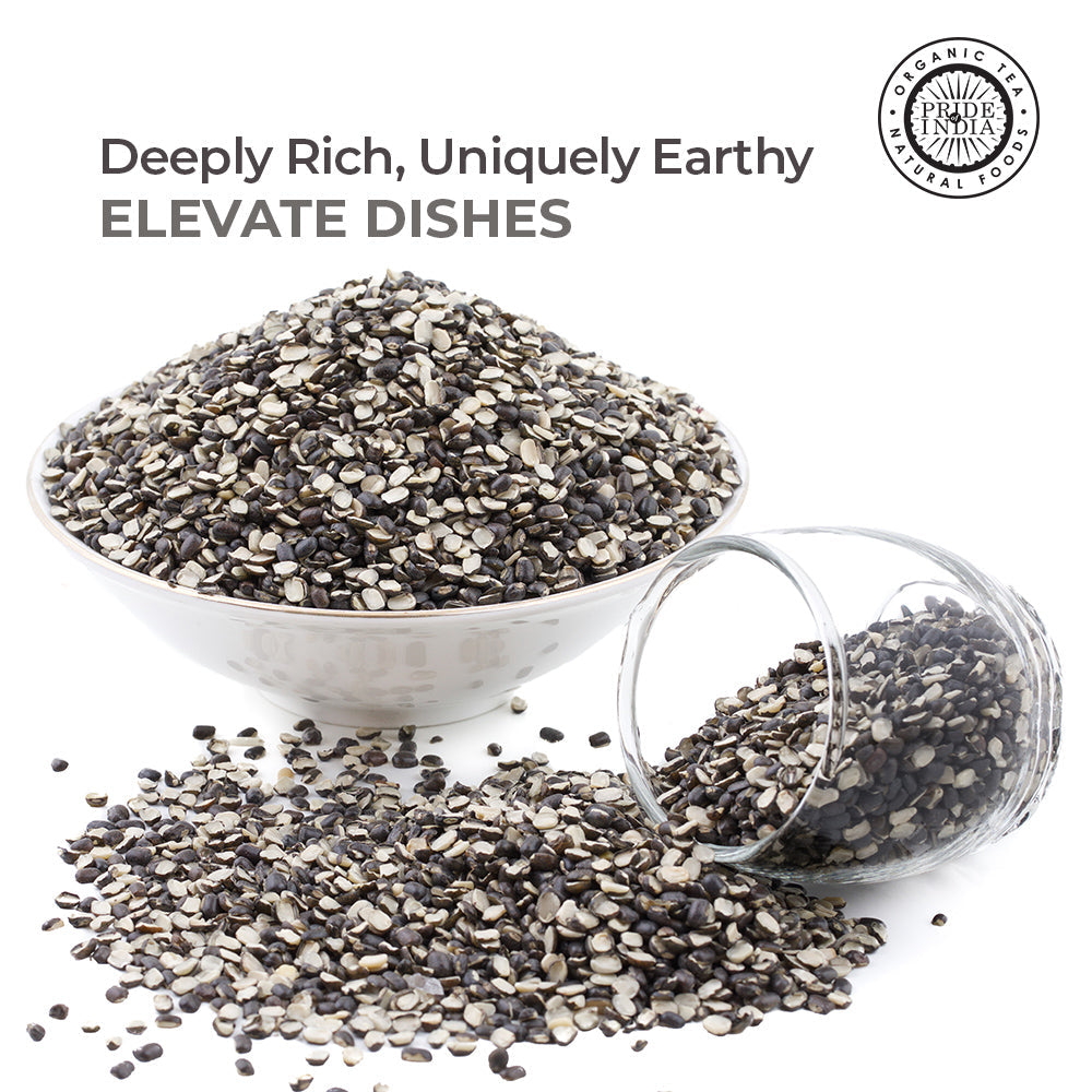 Indian Split Black Gram Matpe Beans - Protein & Fiber Rich Urad Dal Jar