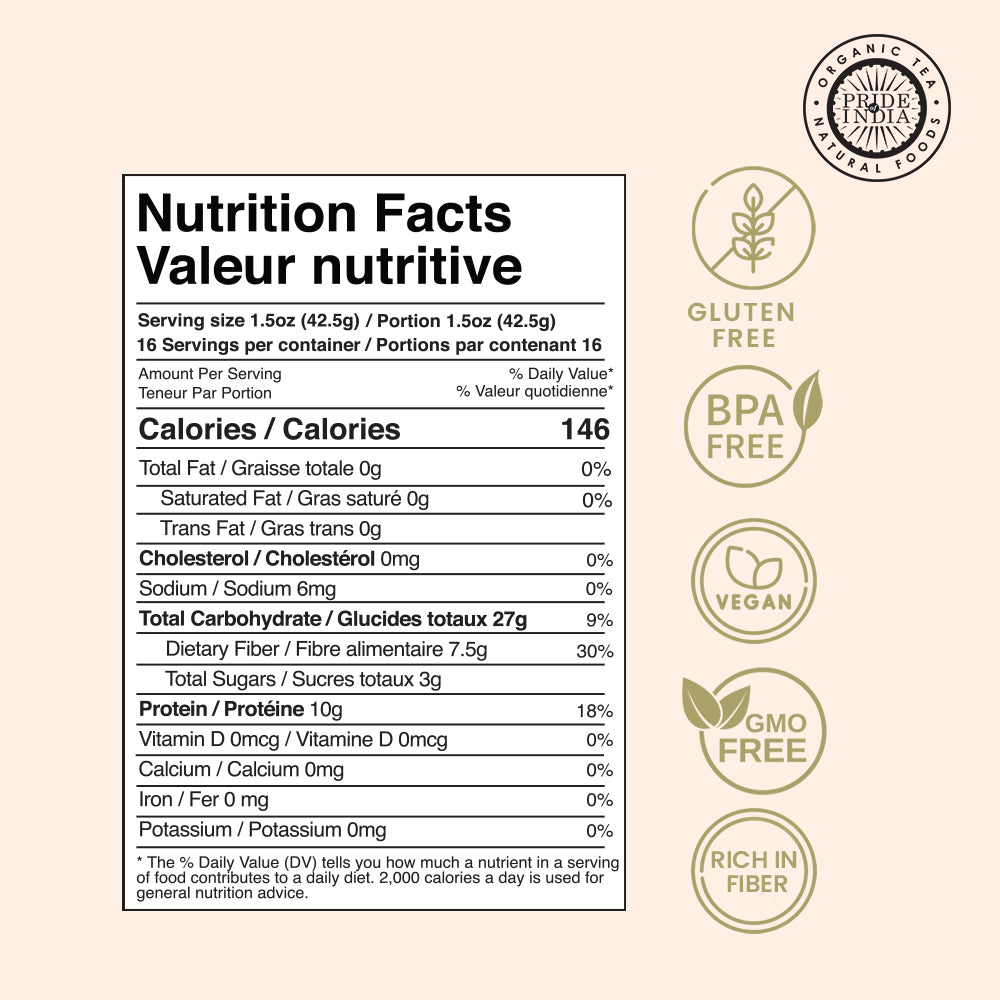 Indian Split Masur Red Lentils - Protein & Fiber Rich Masoor Dal Jar