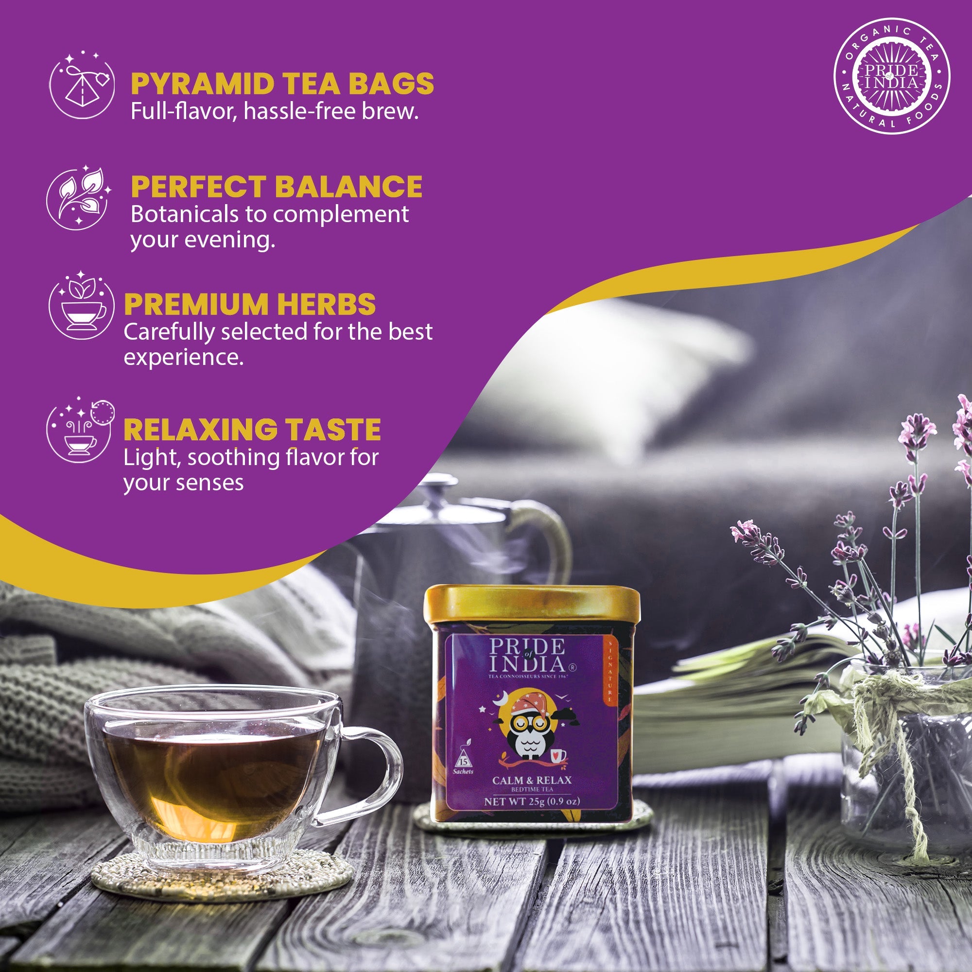 Stress Relief - Calm & Relax Herbal Tea